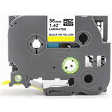TZe-661 Black on Yellow, 36mm x 8m, Compatible Laminated Tape TZc-661